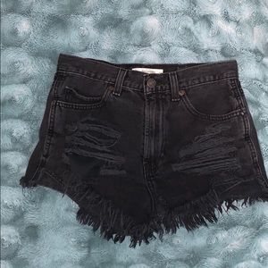 Abercrombie and Fitch High Waisted Short Shorts